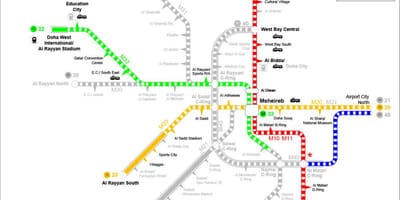 Метро Катара карте